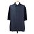 Louis Vuitton Mini Monogram Seidenmischung Hemd Navy XL Blau
