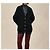 Hermès Wollstrickjacke mit Knöpfen für Damen schwarz - Ansicht 9