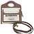 Burberry Mini Two-Tone Canvas Leather Pocket Tote Bag Braun