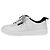 Chanel CC Logo Tennis Leder Schnürsneaker Weiß - Ansicht 6