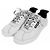 Chanel CC Logo Tennis Leder Schnürsneaker Weiß - Ansicht 7