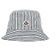 Moncler Chapéu bucket de algodão listrado reversível - vista 4