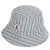 Moncler Chapéu bucket de algodão listrado reversível - vista 6