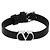 Valentino Bracciale in pelle con logo Nero - vista 3
