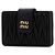 Miu Miu Tarjetero de piel Nappa Negro - vista 5