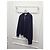 Thom Browne Rundgestrickter Navy-Pullover mit Intarsia-Streifen auf dem Rücken Blau - Ansicht 4