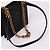 Saint Laurent Borsa a Spalla LE MAILL Black Quilted Chain Nero - vista 6