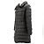 Chaqueta de plumón larga Flamme para mujer Moncler Castaño