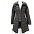 Chaqueta de plumón larga Flamme para mujer Moncler Castaño - vista 4