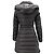 Chaqueta de plumón larga Flamme para mujer Moncler Castaño - vista 7