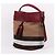 Burberry Borsa a tracolla hobo Ashby con nappa bordeaux Rosso - vista 4