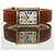 Piaget Vintage Unisex Lederuhr Gold Rechteckig Groß Alt Golden - Ansicht 19