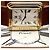 Piaget Vintage Unisex Lederuhr Gold Rechteckig Groß Alt Golden - Ansicht 2