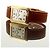 Piaget Vintage Unisex Lederuhr Gold Rechteckig Groß Alt Golden - Ansicht 21
