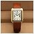 Piaget Vintage Unisex Lederuhr Gold Rechteckig Groß Alt Golden - Ansicht 22