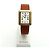 Piaget Vintage Unisex Lederuhr Gold Rechteckig Groß Alt Golden - Ansicht 3