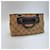 Céline Borsa Tote Triomphe Canvas Brown Blu - vista 11