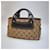Céline Borsa Tote Triomphe Canvas Brown Blu - vista 3