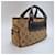Céline Borsa Tote Triomphe Canvas Brown Blu - vista 5