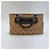 Céline Borsa Tote Triomphe Canvas Brown Blu - vista 9
