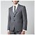 Thom Browne Wool Twill Classic Suit Gray - view 8