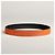 Hermès Reversible Belt Black/Orange with Gold Hardware - view 8