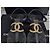 Chanel Damen Goldene Flip-Flops mit großem Logo Schwarz - Ansicht 10