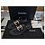 Chanel Damen Goldene Flip-Flops mit großem Logo Schwarz - Ansicht 8