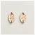 Hermès Orecchino Sandal Mini Mayon Cream Rose Gold Rosa - vista 7