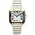 Cartier Relógio Santos Medium Masculino com Pulseira Extra e Caixa de Garantia Multicor