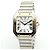 Cartier Relógio Santos Medium Masculino com Pulseira Extra e Caixa de Garantia Multicor - vista 10