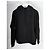 Moncler Sudadera con capucha Genius Collection para hombre con bolsillo y logotipo bordado grande Negro - vista 3