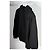 Moncler Sudadera con capucha Genius Collection para hombre con bolsillo y logotipo bordado grande Negro - vista 4