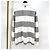 Thom Browne Langarm-Poloshirt mit diagonalen Streifen Braun - Ansicht 6
