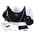 Prada Borsa Hobo Multi Tessuto in Nylon Crossbody Nero