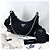 Prada Borsa Hobo Multi Tessuto in Nylon Crossbody Nero - vista 3
