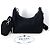 Prada Borsa Hobo Multi Tessuto in Nylon Crossbody Nero - vista 5