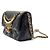 Chanel Borsa con patta, catena e logo con perla Nero - vista 2