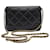 Chanel Borsa con patta, catena e logo con perla Nero - vista 3