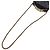 Chanel Borsa con patta, catena e logo con perla Nero - vista 5