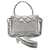 Valentino Borsa a mano e a spalla Candy Stud Top Handle Argento - vista 3
