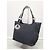 Fendi Borsa a tracolla Juka in tela con logo FF nero - vista 2