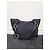 Fendi Borsa a tracolla Juka in tela con logo FF nero - vista 7