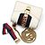 Gucci Mini borsa a tracolla con catena in oro bianco - vista 3