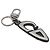 Dior Bag Charm Keyring Holder Black