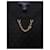 Louis Vuitton Strickpullover mit schwarzem Monogramm-Prägemuster und Goldkette  - Ansicht 3