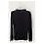 Louis Vuitton Strickpullover mit schwarzem Monogramm-Prägemuster und Goldkette  - Ansicht 4