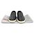 Prada Sneaker slip-on in pelle nera da uomo Nero - vista 2