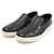 Prada Sneaker slip-on in pelle nera da uomo Nero - vista 3