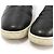 Prada Sneaker slip-on in pelle nera da uomo Nero - vista 5